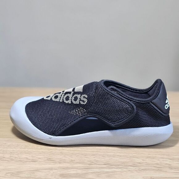 Adidas Altaventure Sport Swim Sandals Water Shoes Oreo Black Grey White 2Y New - Picture 5 of 12